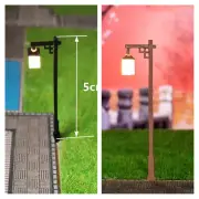 Miniatures LED Lamps HO/OO 1:87 Scale Courtyard Street Lights Sand Table Model