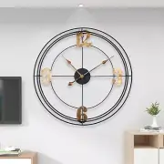 Dankeit Large Wall Clock,24Inch Decorative Metal Clocks,Quality Quartz Movement
