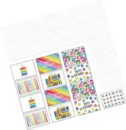 SHOWERORO Assorted Children's Birthday Cards 1 Set with Adorable Designs Blank Inside for Boys Girls
