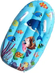 Cabilock 1Pc Inflatable Surfboard Swimming Mat Float Inflatable Pool Raft Lou...