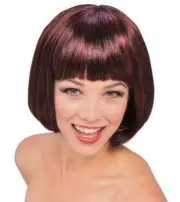Anime Cosplay Pixie Rave Girl Manga Flapper ADULT SHORT RED SUPER MODEL WIG