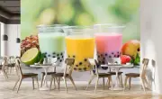 3D Pearl Tea G207 Bubble Tea Milk Tea Shop Wallpaper Wall Murals Self-adhesive