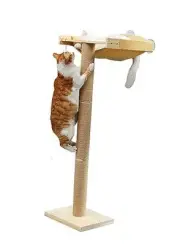 Cat Window Perch with Tall Scratching Posts, Cat hammock with scratching post