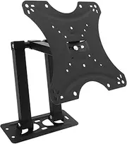 HONMEET 1 Set Wall Mount Tv Bracket for Screens Retractable and Rotatable Cold Rolled Design Tv Wall Mount Holder for Home Office