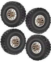 Rc 1.9 Inch Wheel Rims & Tires Wheels for 1/10 Axia1 SCX10 SCX10 II 90046 SCX...