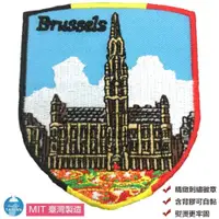 在飛比找ETMall東森購物網優惠-(五入)Bruges 布魯日徽章 熱燙繡片貼 布藝徽章 布藝