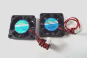 x2 12V DC BOX COOLING FAN 40X40X1OMM BRUSHLESS JST 2 PIN 2.54 CONNECTOR 3D USA