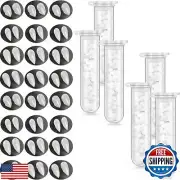 Tavery Vampire Fangs Cosplay Dentures Halloween-Pellets 24 Pairs Fake Teeth P