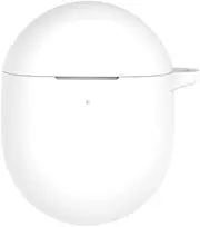 Headphone Cover Silicone Case for Google Google Pixel Buds Pro 2, Drop-Proof and Dust-Proof, Charging Compartment (White)