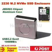 2230 M.2 NVMe M-Key SSD Enclosure Aluminium Case USB 3.2 Gen2 10Gbps iPhone 15