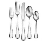 [Liberty Tabletop] Annapolis 63 Piece Flatware Set Service for 12 Includes 3pc Service Set MADE IN USA