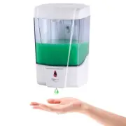 700ml Automatic Soap Dispenser Wall Mounted Inductive Liquid Soap Lotion Pump US