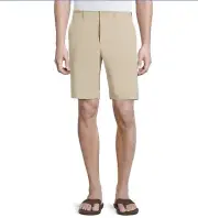 Ben Hogan Men’s Performance Active Flex Stretch Shorts 9" Beige Size 48