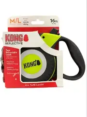 King 16’ Retractable Leash In Yellow