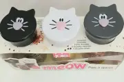 Joie Cat Spice Bottles Set Of 3 Black Cat