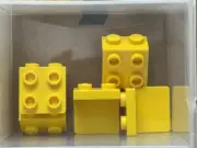LEGO Parts - Yellow Bracket 1 x 2 - 2 x 2 - No 44728 - QTY 5