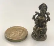 Laxmi-Hindu Deity-Mini figurine-Statue-Brass-FREE POSTAGE