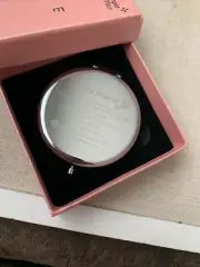 New Simple Plus LOVE 2 Way Chrome Compact Mirror “To My Friend”For Pocket-Purse