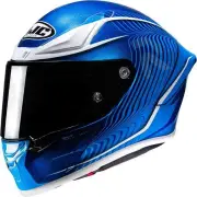 RPHA 1 Lovis Blue White Full Face Helmet