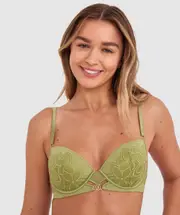 Olympia Push Up Bra - Khaki