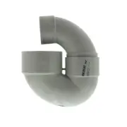 Dwv Floor Waste Adjustable Gully P Trap 80mm X 65mm