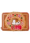 Peanuts Snoopy Gingerbread Wreath Wallet Snoopy Standard