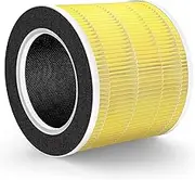 NIVWOMN 1-Pack AP088 Compatible with RENPHO Air Purifier Replacement Filter AP088 RP-AP088W RP-AP088 RP-AP088B, 5-Stage H13 True HEPA Filters w/Activated Carbon Filtration for Pet Allergy