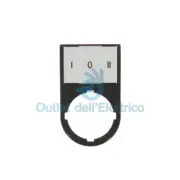 Eaton 216486 M22S-ST-X93 Label Holder Complete 30X50