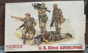 U.S. 82nd Airborne 1:35 Military Figures Model Kit Dragon 3006