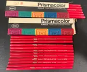 Prismacolor Eagle Berol Vintage Pencils Carmine Red ( Unused ) 2 Boxes
