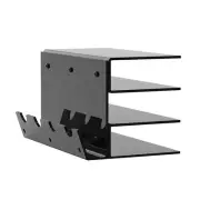 Keyboard Mouse Desktop Organizer Acrylic 3 Tier Stand Frame Shelf Keyboard4677