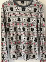 Star Wars Darth Vader Long Sleeve Pull Over Medium