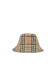 Burberry Kids Vintage Check Bucket Hat AGE812Y Collection Beige