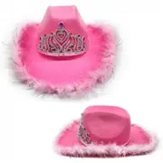 Cowboy Hat Feather (Pink)