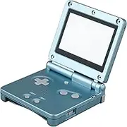 OSTENT Full Housing Shell Case Cover Replacement Compatible for Nintendo GBA SP Gameboy Advance SP - Color Light Blue