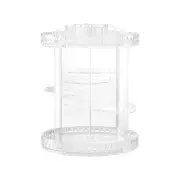 Embellir Makeup Case Acrylic Rotating Cosmetic Organizer Storage Display Holder