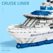 City 2428Pcs Cruise Liner Ship Sailing Boat Mini Model Building Blocks Creative