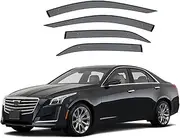 FUWKAIZS Car Accessories Compatible for Cadillac CTS 2008-2019 Window Visor Weather Shield Side Window Deflector Car Windshield Weather Shield(MK3 2014-2019)