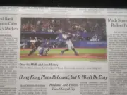 2022 SEPTEMBER 29 NEW YORK TIMES - AARON JUDGE HITS HIS 61ST HOME RUN OF SEASON
