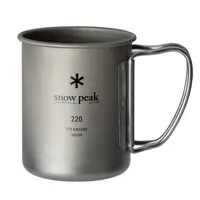 在飛比找蝦皮購物優惠-【snow peak】SP鈦金屬單層杯-220 No.MG-