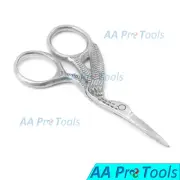 STORK EMBROIDERY SCISSORS Cross Stitch Sewing Bird Baby Scissor Hand Tools