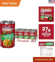 Campbell’s Chunky Healthy Request Soup, Split Pea Soup With Ham, 19 Oz Can Ca...