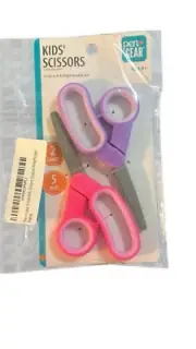Scholastic Kids Scissors School Bundle, 5" Blunt Tip, Assorted Colors (Set of 2)