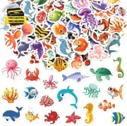 Ocean Sea Animal Foam Stickers for Kids Crafts Fish Sticker Sea Creature Labels