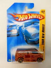 Hot Wheels 2008 New Models Custom '77 Dodge Van Brown 07/40 2008 NIP