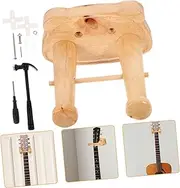 Totority 1 Set Guitar Hook Guitar Hanger Hook Wall Mount Wall Guitar Holder Folk Guitar Stand Guitar Storage Rack Wall Mount Guitar Stand Hooks Accessories Wooden Electric Guitar