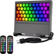 192W RGBW LED Floodlights, Outdoor Waterproof, Hand Remote Control, LED Lighting