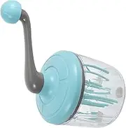 BUGUUYO Hand Push Egg Whisk Capacity Splash Kitchen Mixer with Speed for Blending Egg Whites Cream Sauce and Milkshakes Lightweight and Easy to Clean