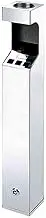 Garbage Cans Fixable Stainless Steel Wall-Mounted Outdoor Ashtrays Smoking Area Trash Cans Iron Cigarette Butt Collection Outside Trash Bin