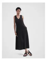 [Unison] Sleeveless Maxi Dress in Black